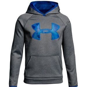 Under Armour Gray and Blue Athletic Hoodie